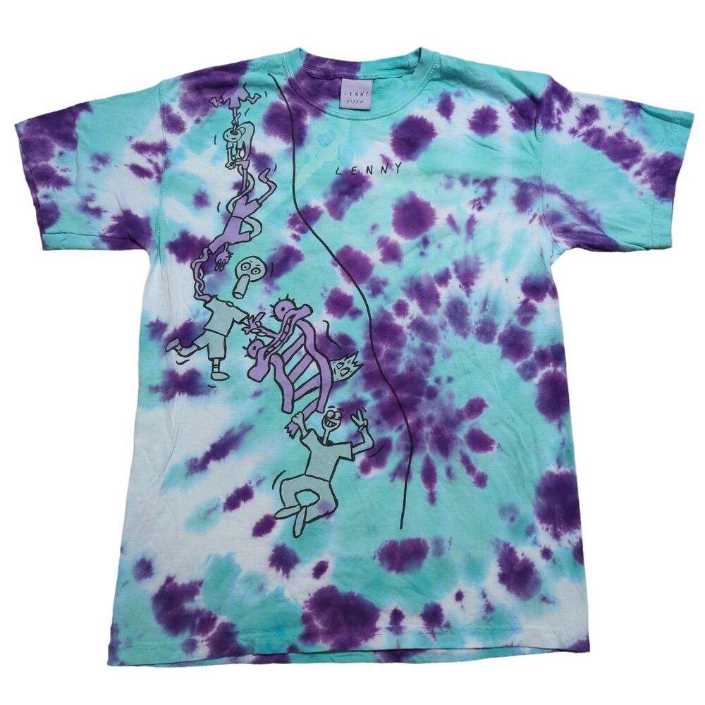 LENNY Lyrical Lemonade x Cole Bennett "Don't Let Go” Shirt Size Medium Tie Dye